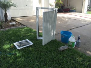 AC Vent and Grille Cleaning Process