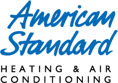 American Standard brand of air conditioning equipment dealer logo